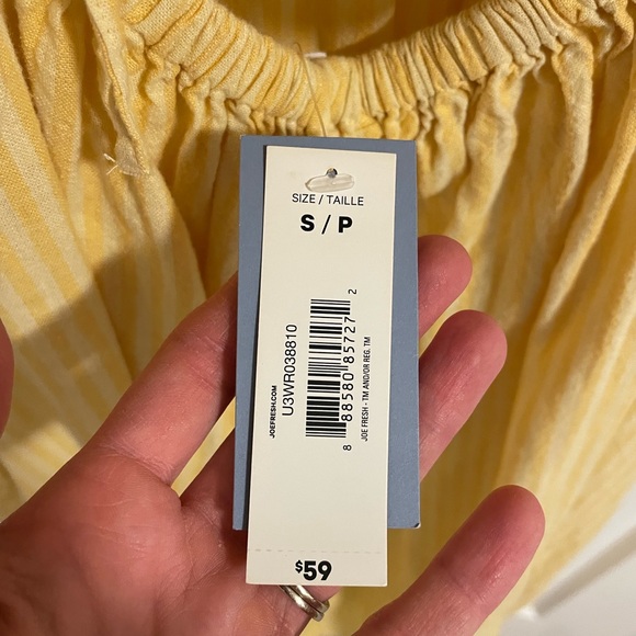 Brand new Jillian Harris x Joe Fresh yellow summer dress. 
Size small. - Picture 3 of 3